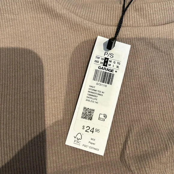 Haute Stormi Tee with Rhinestones - Picture 3 of 3